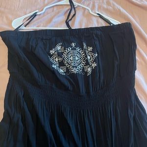 Torrid black strapless dress. Size 4X